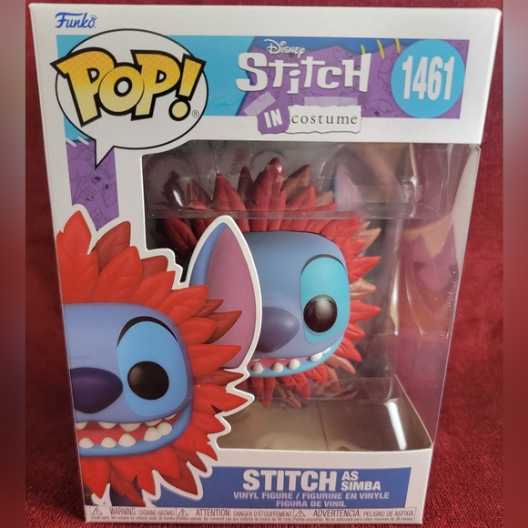 Stitch as Simba funko # 1461 (nib) With pop protector - Picture 2 of 7